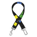 Colorful Block Puzzle Game Pattern Print Dog Seat Belt