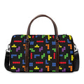 Colorful Block Puzzle Game Pattern Print Duffel Bag