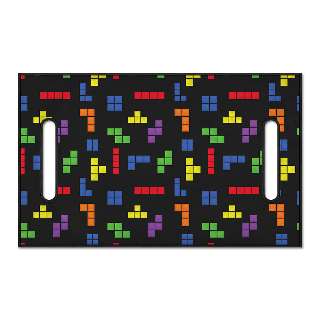 Colorful Block Puzzle Game Pattern Print Golf Cart Seat Cover