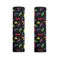 Colorful Block Puzzle Game Pattern Print Handle Covers