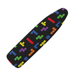 Colorful Block Puzzle Game Pattern Print Ironing Board Cover