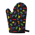 Colorful Block Puzzle Game Pattern Print Single Oven Mitt