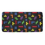 Colorful Block Puzzle Game Pattern Print Towel
