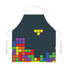 Colorful Block Puzzle Video Game Print Adjustable Apron