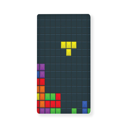 Colorful Block Puzzle Video Game Print Baby Crib Sheet