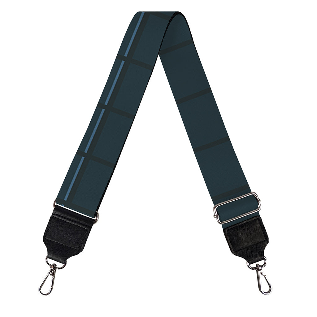 Colorful Block Puzzle Video Game Print Bag Strap