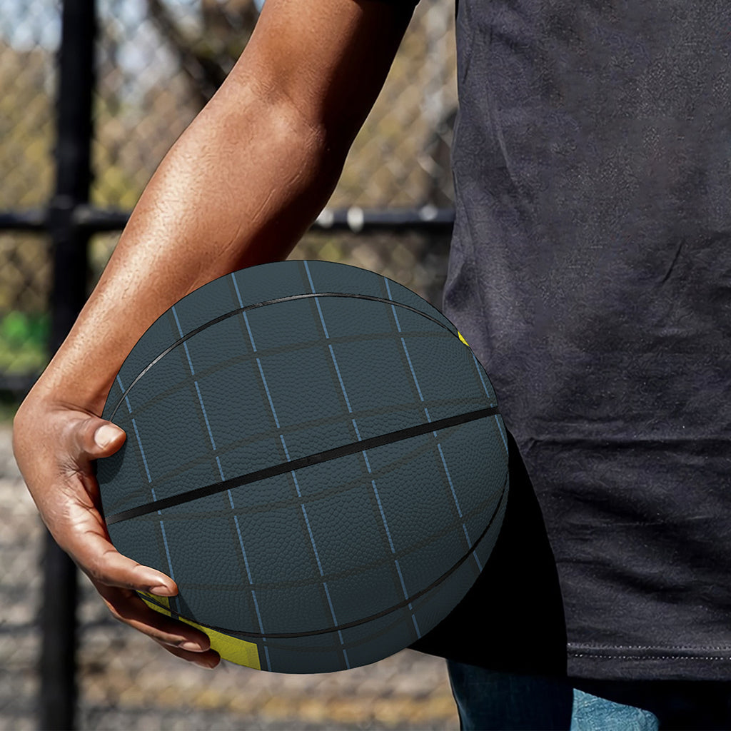 Colorful Block Puzzle Video Game Print Basketball