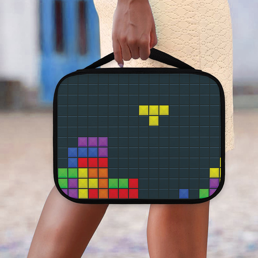Colorful Block Puzzle Video Game Print Classic Bible Case