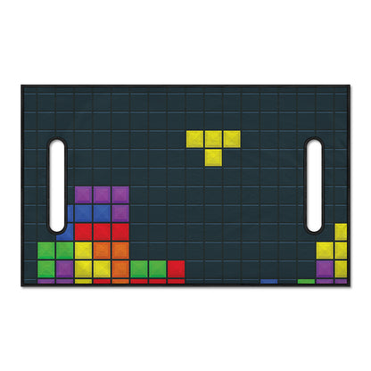 Colorful Block Puzzle Video Game Print Golf Cart Seat Cover