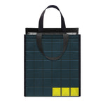 Colorful Block Puzzle Video Game Print Insulated Lunch Tote