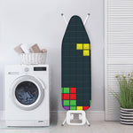 Colorful Block Puzzle Video Game Print Ironing Board Cover