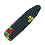 Colorful Block Puzzle Video Game Print Ironing Board Cover