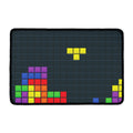 Colorful Block Puzzle Video Game Print Kitchen Mat
