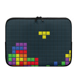 Colorful Block Puzzle Video Game Print Laptop Sleeve