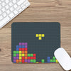 Colorful Block Puzzle Video Game Print Mouse Pad