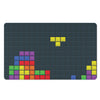 Colorful Block Puzzle Video Game Print Polyester Doormat