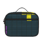 Colorful Block Puzzle Video Game Print Portable Lunch Bag