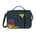 Colorful Block Puzzle Video Game Print Shoulder Strap Bible Bag