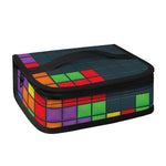 Colorful Block Puzzle Video Game Print Small Lunch Bag