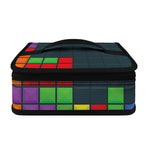 Colorful Block Puzzle Video Game Print Small Lunch Bag