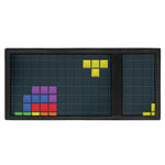 Colorful Block Puzzle Video Game Print Trifold Wallet
