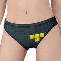 Colorful Block Puzzle Video Game Print Women's Panties