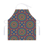 Colorful Bohemian Mandala Pattern Print Adjustable Apron