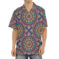 Colorful Bohemian Mandala Pattern Print Aloha Shirt