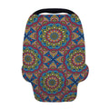 Colorful Bohemian Mandala Pattern Print Baby Seat Cover