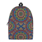 Colorful Bohemian Mandala Pattern Print Backpack