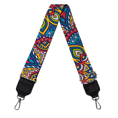 Colorful Bohemian Mandala Pattern Print Bag Strap
