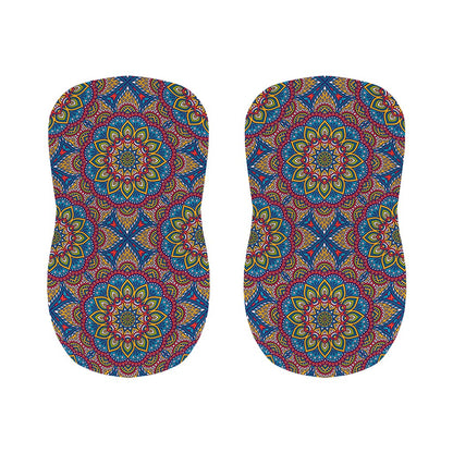 Colorful Bohemian Mandala Pattern Print Bar Stool Covers