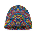 Colorful Bohemian Mandala Pattern Print Beanie