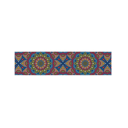 Colorful Bohemian Mandala Pattern Print Bed Runner