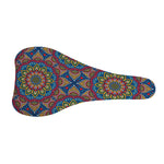 Colorful Bohemian Mandala Pattern Print Bicycle Seat Cover