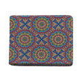 Colorful Bohemian Mandala Pattern Print Bifold Wallet