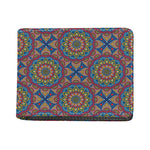 Colorful Bohemian Mandala Pattern Print Bifold Wallet