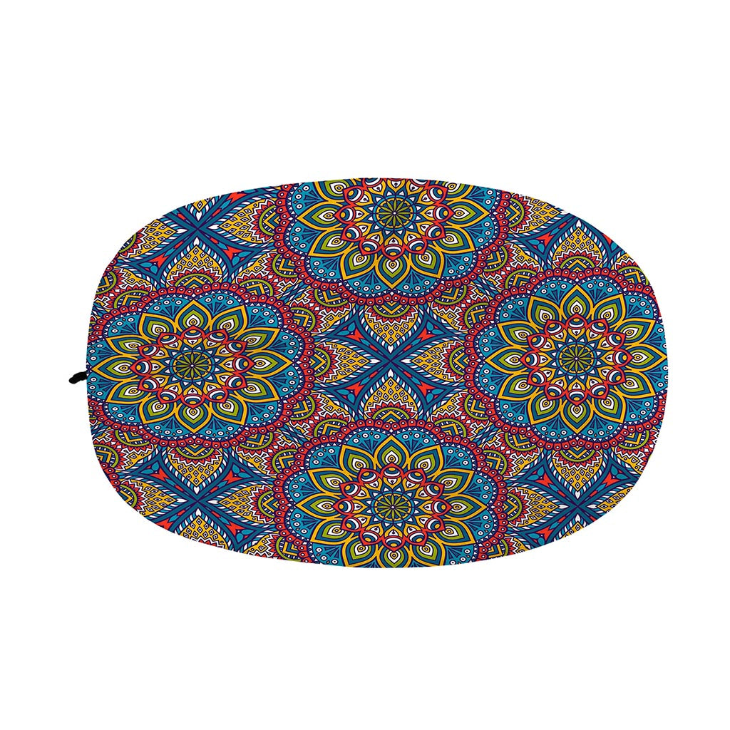 Colorful Bohemian Mandala Pattern Print Car Side Mirror Covers