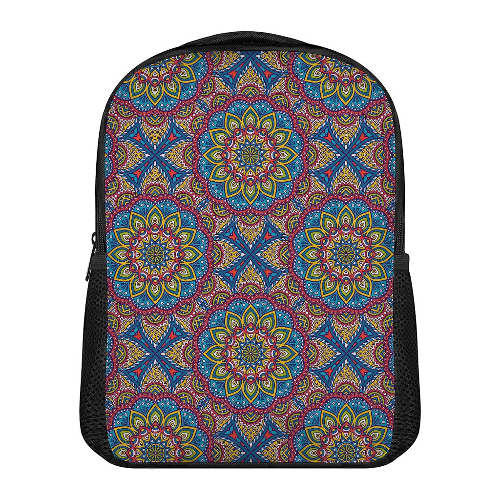 Colorful Bohemian Mandala Pattern Print Casual Backpack
