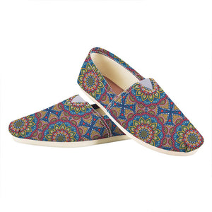 Colorful Bohemian Mandala Pattern Print Casual Shoes