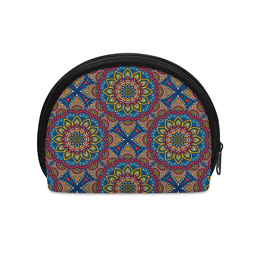Colorful Bohemian Mandala Pattern Print Coin Purse