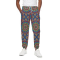 Colorful Bohemian Mandala Pattern Print Cotton Sweatpants