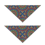 Colorful Bohemian Mandala Pattern Print Dog Bandana