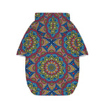 Colorful Bohemian Mandala Pattern Print Dog Zip Up Hoodie