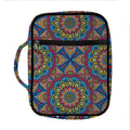 Colorful Bohemian Mandala Pattern Print Front Pocket Bible Bag