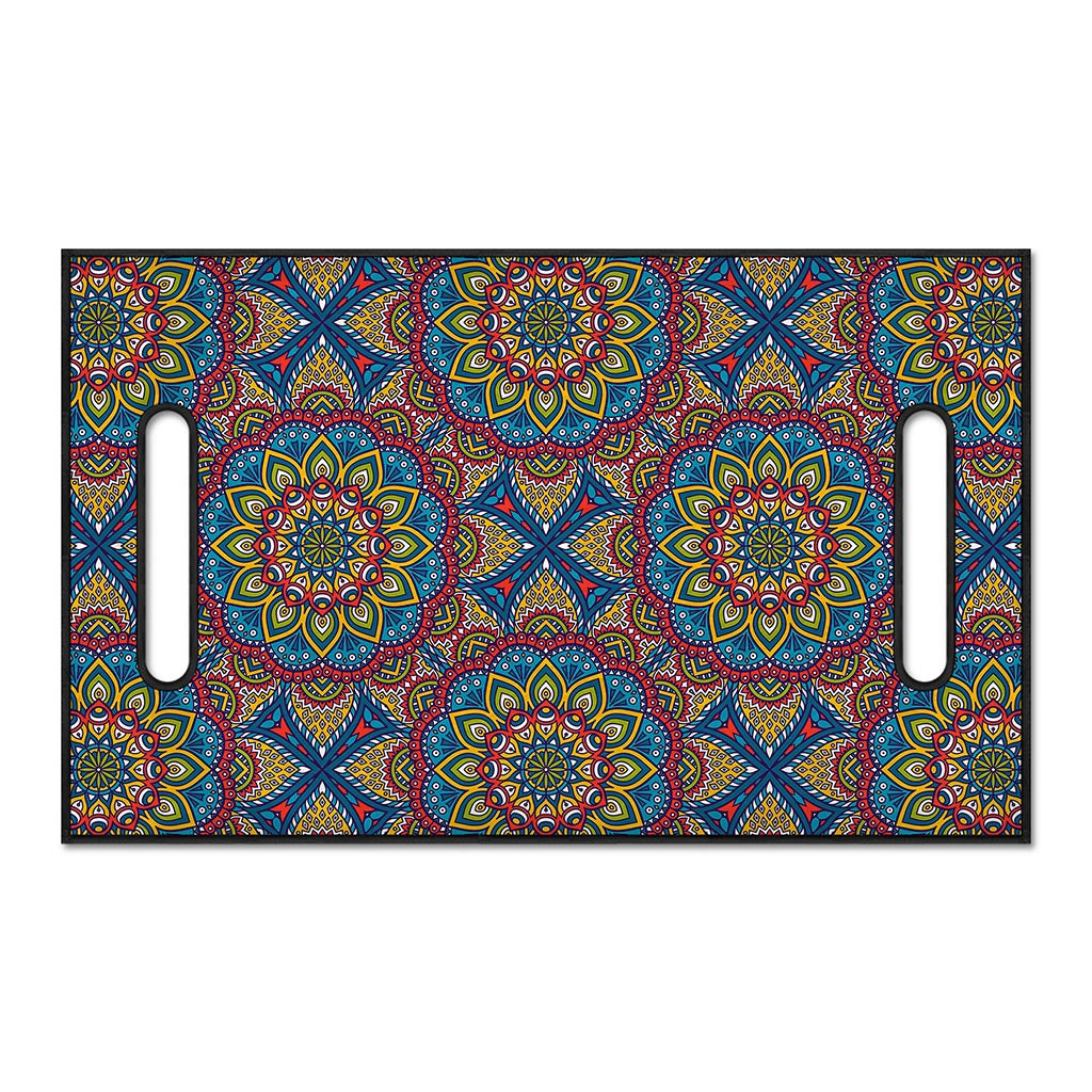 Colorful Bohemian Mandala Pattern Print Golf Cart Seat Cover