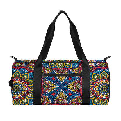 Colorful Bohemian Mandala Pattern Print Gym Bag