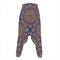 Colorful Bohemian Mandala Pattern Print Hammer Pants
