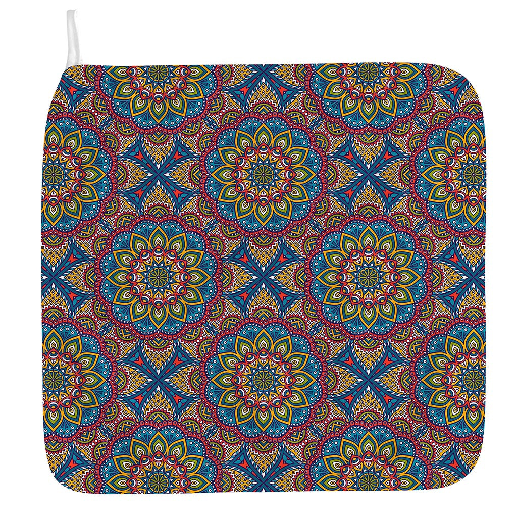 Colorful Bohemian Mandala Pattern Print Hand Towel