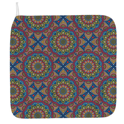 Colorful Bohemian Mandala Pattern Print Hand Towel